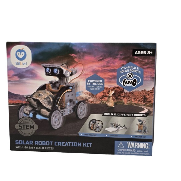 Sillbird Other - Sillbird Solar Robot Creation Kit 12-in-1 STEM Build Robot Set 190pc